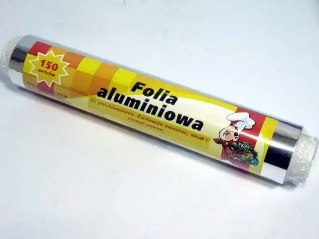 Фольга пищевая алюминиевая (150м*29см) Польская (не домот ) (1 рул) для запекания и хранения продуктов
Фольга пищевая алюминиевая (150м*29см) Польская (не домот ) (1 рул) для запекания и хранения продуктов