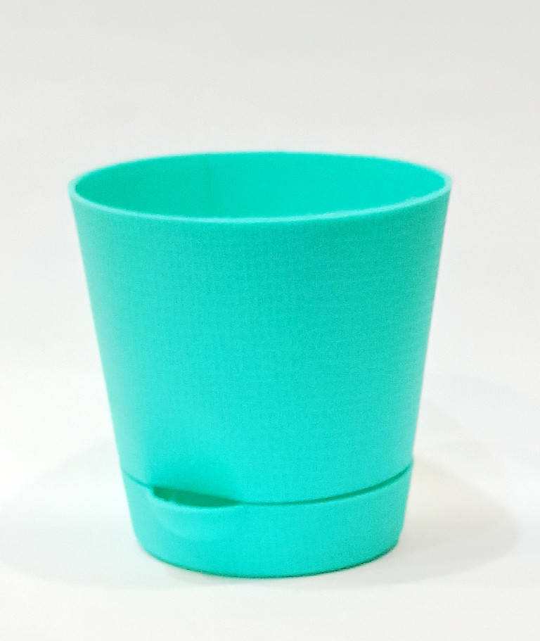 Горшок Фиалка 0.7 л с системой прикорневого полива (бирюзовый) 
Горшок Фиалка 0.7 л с системой прикорневого полива (бирюзовый)