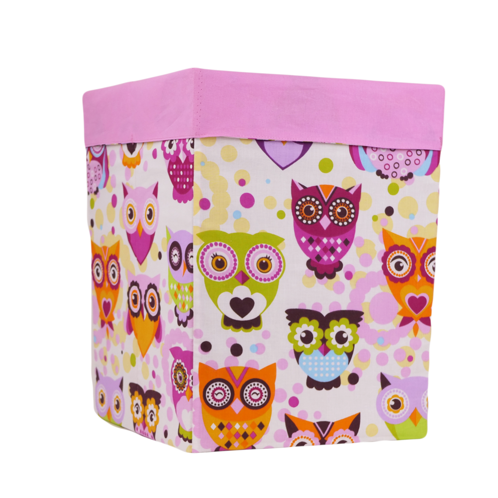 Ящик (коробка) для хранения, 30 * 30 * 40см, (хлопок), с отворотом (сказочные совы розовые / розовый)
Ящик (коробка) для хранения, 30 * 30 * 40см, (хлопок), с отворотом (сказочные совы розовые / розовый)