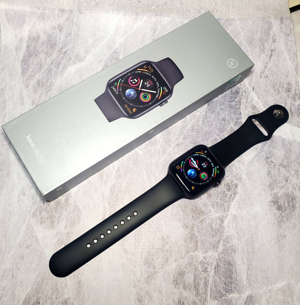 Смарт часы Smart Watch Series 6 Hoco Y5 с функциею вызова, влагозащита Черные (black)
Смарт часы Smart Watch Series 6 Hoco Y5 с функциею вызова, влагозащита Черные (black)