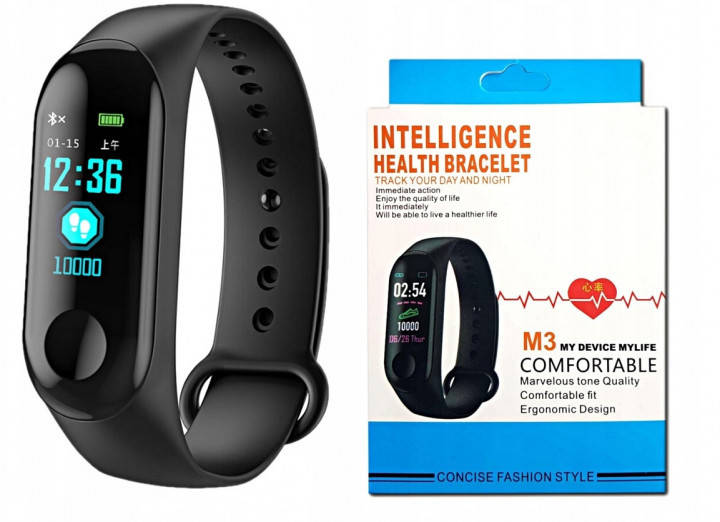 Фитнес браслет умный трекер цветной экран 0.78" M3 Fit USB Smart Bracelet черный, Эксклюзивный
Фитнес браслет умный трекер цветной экран 0.78" M3 Fit USB Smart Bracelet черный, Эксклюзивный