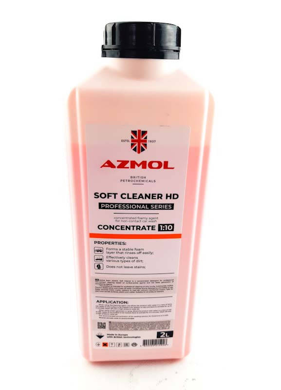 Активная пена (автошампунь) для бесконтактной мойки автомобиля AZMOL SOFT Cleaner HD
Активная пена (автошампунь) для бесконтактной мойки автомобиля AZMOL SOFT Cleaner HD
