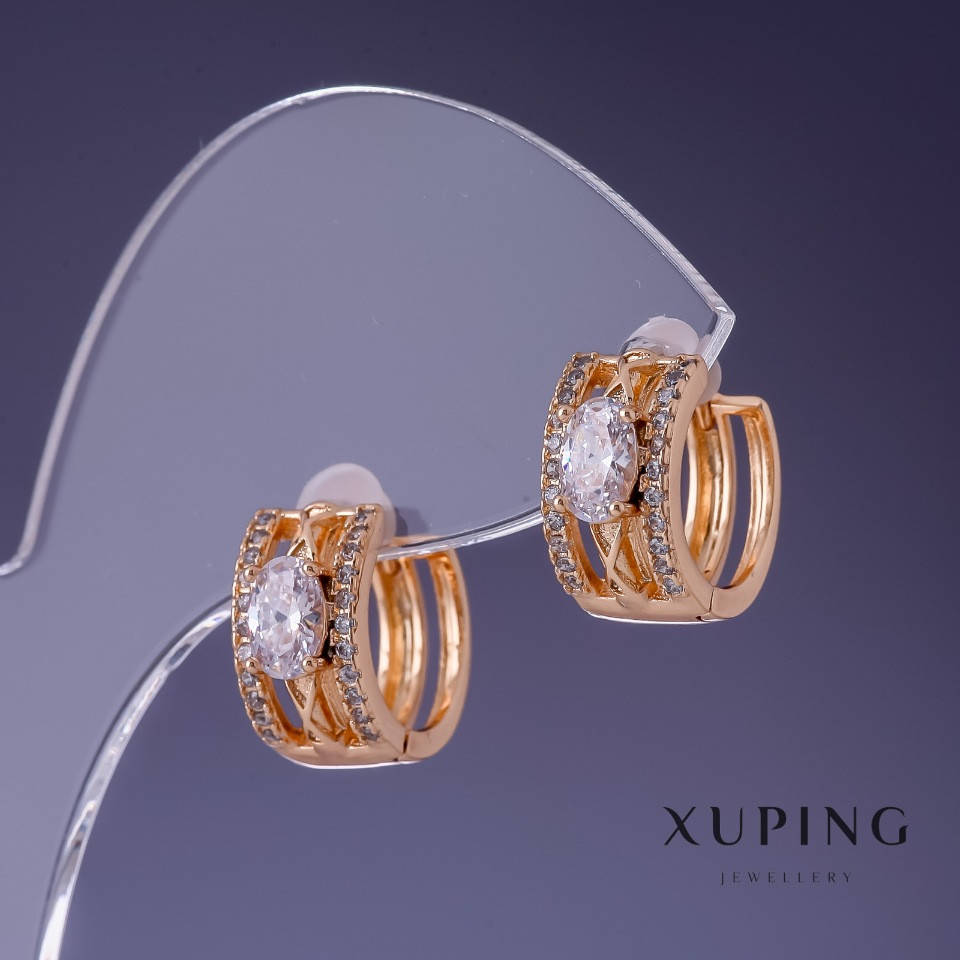 Серьги Xuping 13х7мм " позолота 18К " 
Серьги Xuping 13х7мм " позолота 18К "