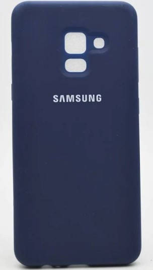 Силиконовый чехол Original Samsung A8 2018 (A530) Blue, Синий 
Силиконовый чехол Original Samsung A8 2018 (A530) Blue, Синий