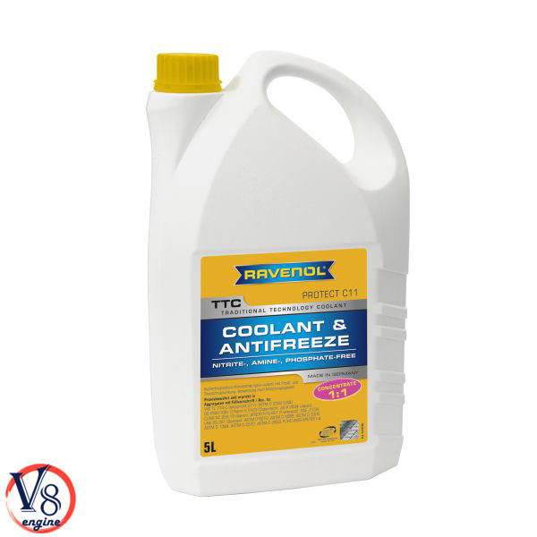 Антифриз желтый концентрат Ravenol TTC Protect C11 G11 VW CHRYSLER FORD BS (1410100-005) 5л
Антифриз желтый концентрат Ravenol TTC Protect C11 G11 VW CHRYSLER FORD BS (1410100-005) 5л