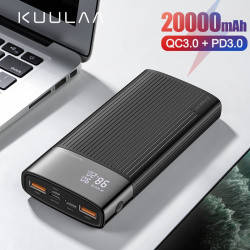 Оригинальный Power Bank 20000mAh KUULAA QC3.0 PD 5V-3A 9V-2A 12V-1.5A c LED экраном. Компактный павер банк.
Оригинальный Power Bank 20000mAh KUULAA QC3.0 PD 5V-3A 9V-2A 12V-1.5A c LED экраном. Компактный павер банк.