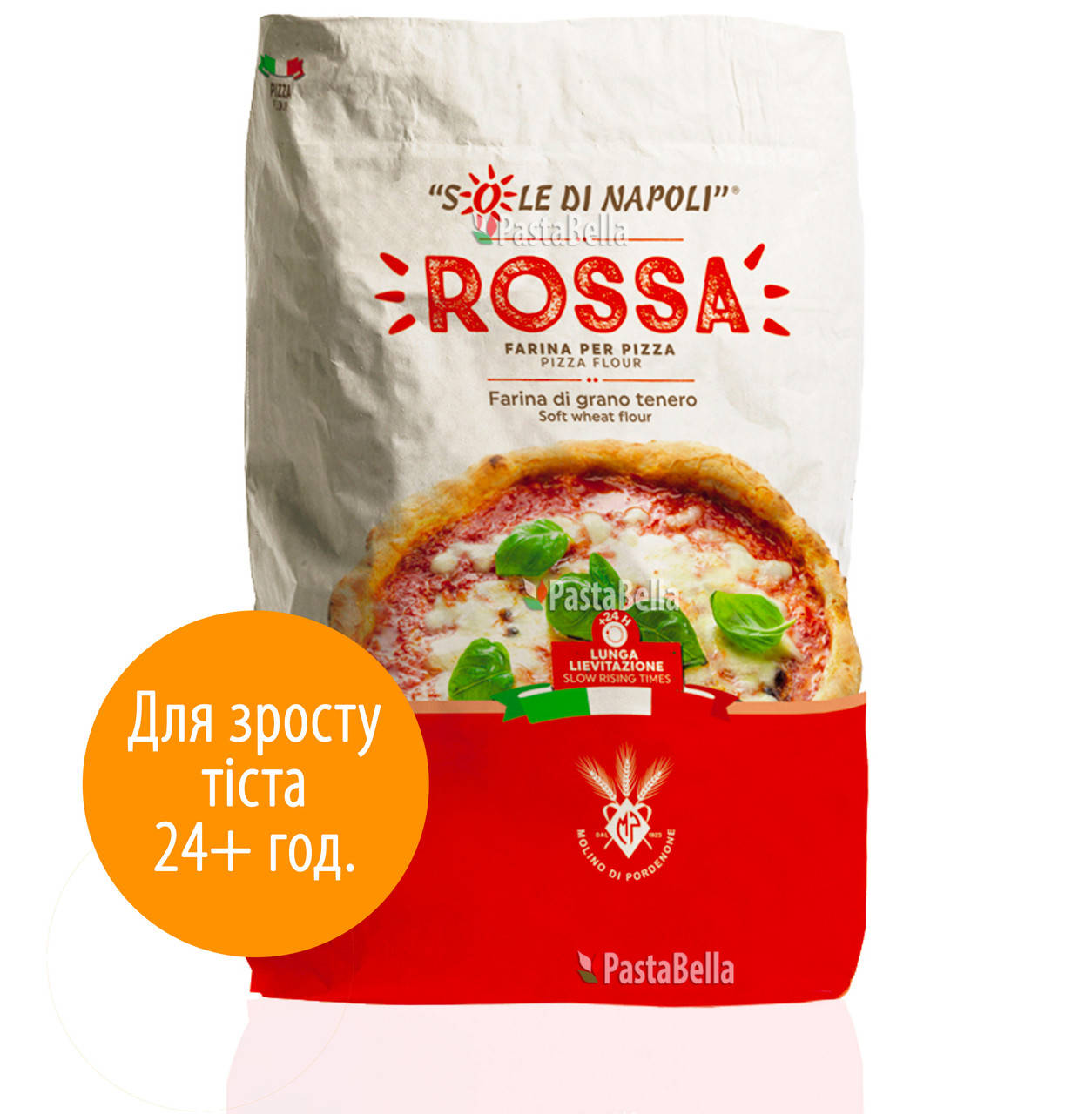 Итальянская мука для пиццы "Красная" - Molino di Pordenone tipo “00” Sole di Napoli ROSSA 25кг
Итальянская мука для пиццы "Красная" - Molino di Pordenone tipo “00” Sole di Napoli ROSSA 25кг