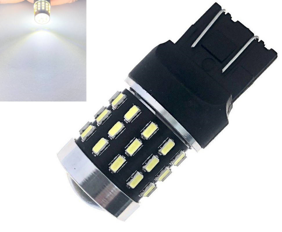 Автомобильная LED лампа W21/5W T20 12V 54smd 3014 стоп-габарит, светодиодная с линзой, белый цвет света
Автомобильная LED лампа W21/5W T20 12V 54smd 3014 стоп-габарит, светодиодная с линзой, белый цвет света