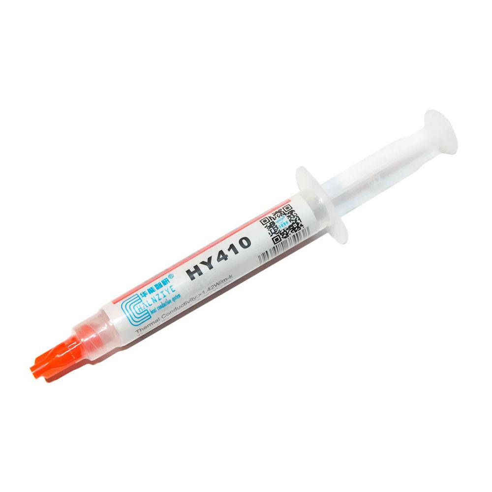 Паста термопровідна HY-410 0,5g, шприц, White,> 0,925W / m-K, <0.262 ° C-in² / W, -30 ° ≈280 °, В'язкість -1K
Паста термопровідна HY-410 0,5g, шприц, White,> 0,925W / m-K, <0.262 ° C-in² / W, -30 ° ≈280 °, В'язкість -1K