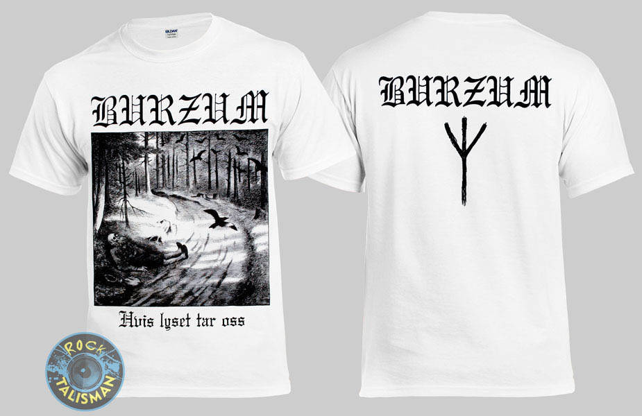 Футболка BURZUM Hvis Lyset Tar Oss белая L 
Футболка BURZUM Hvis Lyset Tar Oss белая L