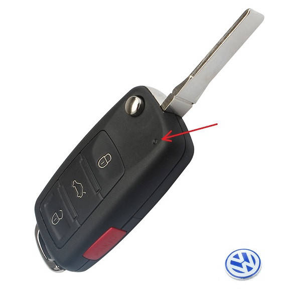 Корпус выкидного ключа VW Touareg Фольксваген Туарег (3+1 кнопки Panic+Логотип VW Blue) 
Корпус выкидного ключа VW Touareg Фольксваген Туарег (3+1 кнопки Panic+Логотип VW Blue)