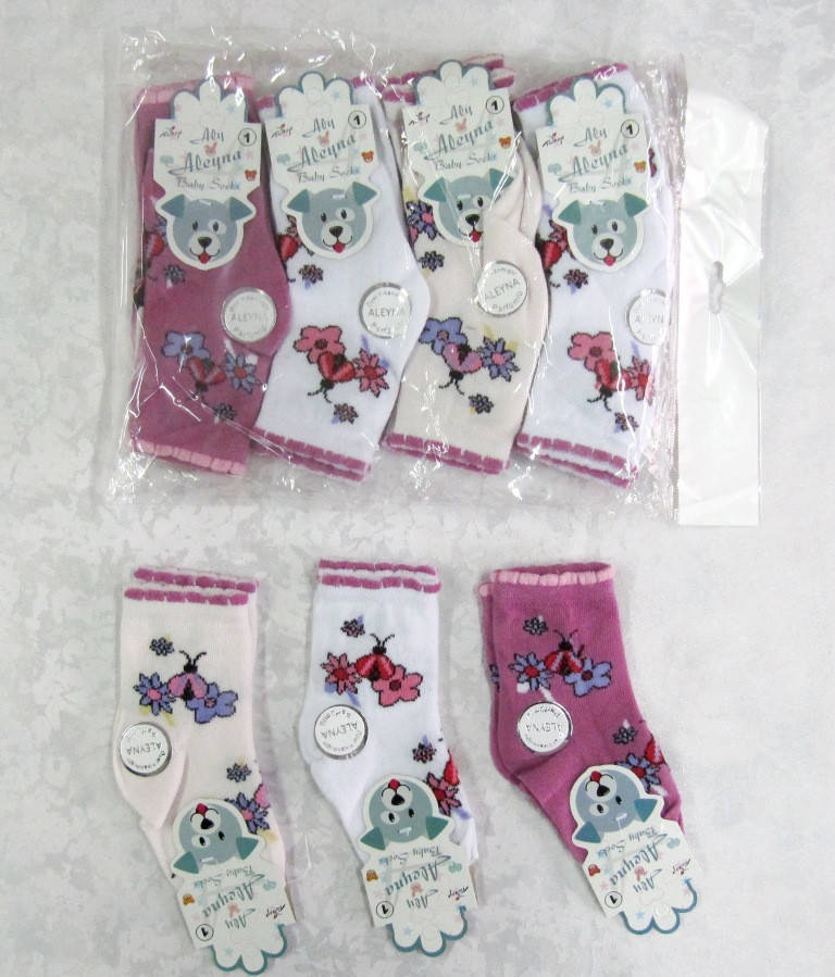 Носочки детские тонкие, р.1 (1-2 года)
Носочки детские тонкие, р.1 (1-2 года)