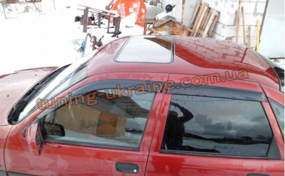 Дефлекторы окон (ветровики) COBRA-Tuning на OPEL VECTRA A SD 1988-1995 
Дефлекторы окон (ветровики) COBRA-Tuning на OPEL VECTRA A SD 1988-1995