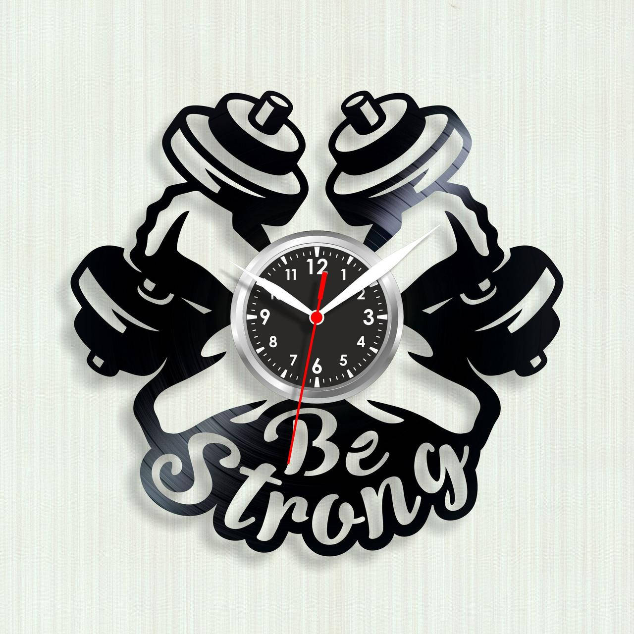 Будь сильным Be strong Настенные цитаты Тренажерный зал Виниловые часы Часы с гантелями Спорт часы 30 см
Будь сильным Be strong Настенные цитаты Тренажерный зал Виниловые часы Часы с гантелями Спорт часы 30 см