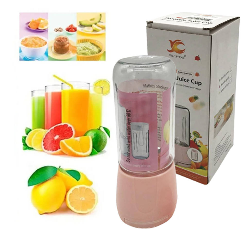 Ручной портативный блендер для смузи 400 мл portable juice cup EL-1272 / Блендер для коктейлей ручной, Розовый
Ручной портативный блендер для смузи 400 мл portable juice cup EL-1272 / Блендер для коктейлей ручной, Розовый