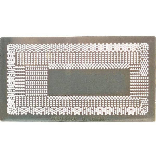 Трафарет BGA Intel 4205U SRFG2, 4305U SRFA5, 5405U SRFG1, i3-8145U SRD1V, SRD1W, i5-8265U SREJR, SREJQ, SRFFX
Трафарет BGA Intel 4205U SRFG2, 4305U SRFA5, 5405U SRFG1, i3-8145U SRD1V, SRD1W, i5-8265U SREJR, SREJQ, SRFFX