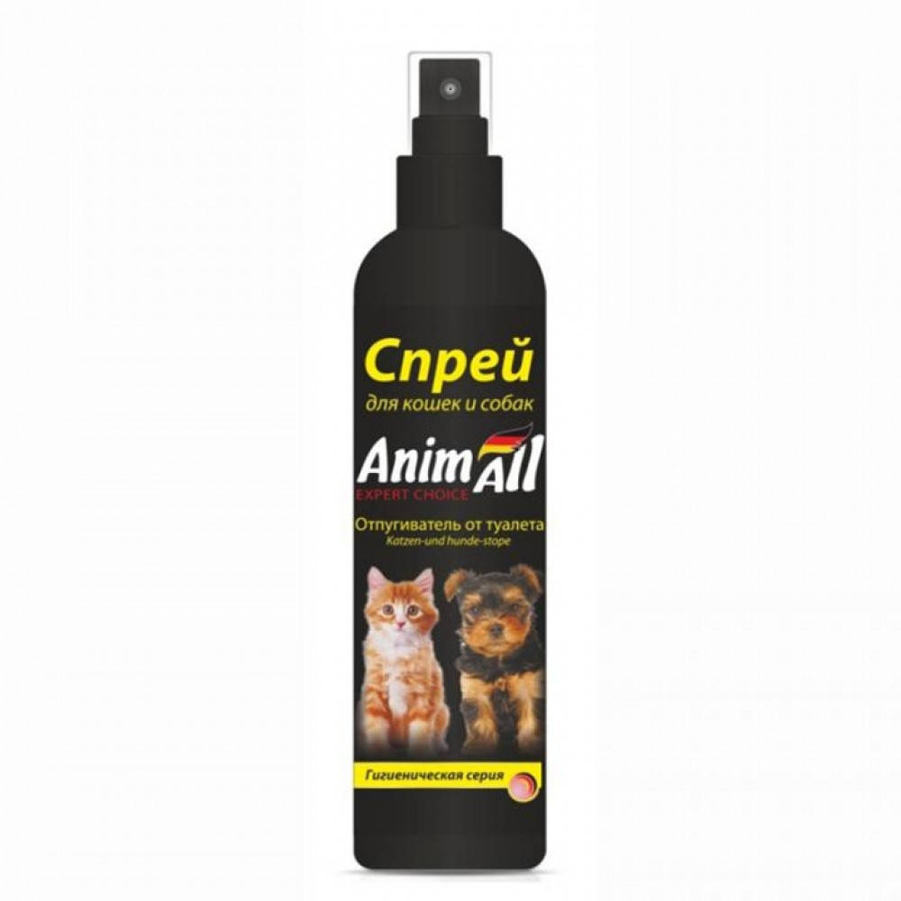 Спрей AnimАll (Энимал) для защиты мест непредназначенных для туалета у котов и собак 150 мл
Спрей AnimАll (Энимал) для защиты мест непредназначенных для туалета у котов и собак 150 мл