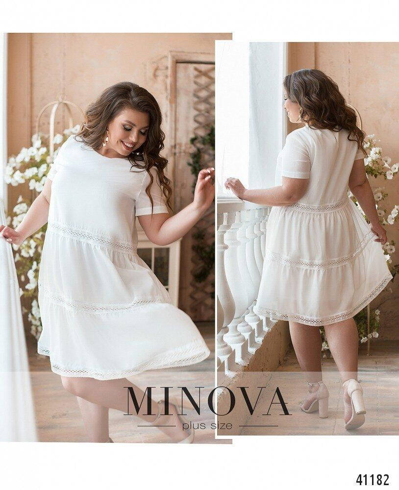 Женственное платье большого размера с оборками на подоле размеры 48,50,52
Женственное платье большого размера с оборками на подоле размеры 48,50,52