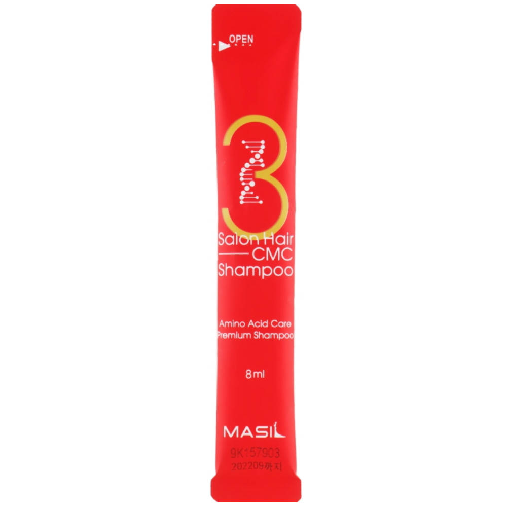 Укрепляющий шампунь для волос с аминокислотным комплексом Masil 3 Salon Hair CMC Shampoo (стик) 8 мл
Укрепляющий шампунь для волос с аминокислотным комплексом Masil 3 Salon Hair CMC Shampoo (стик) 8 мл