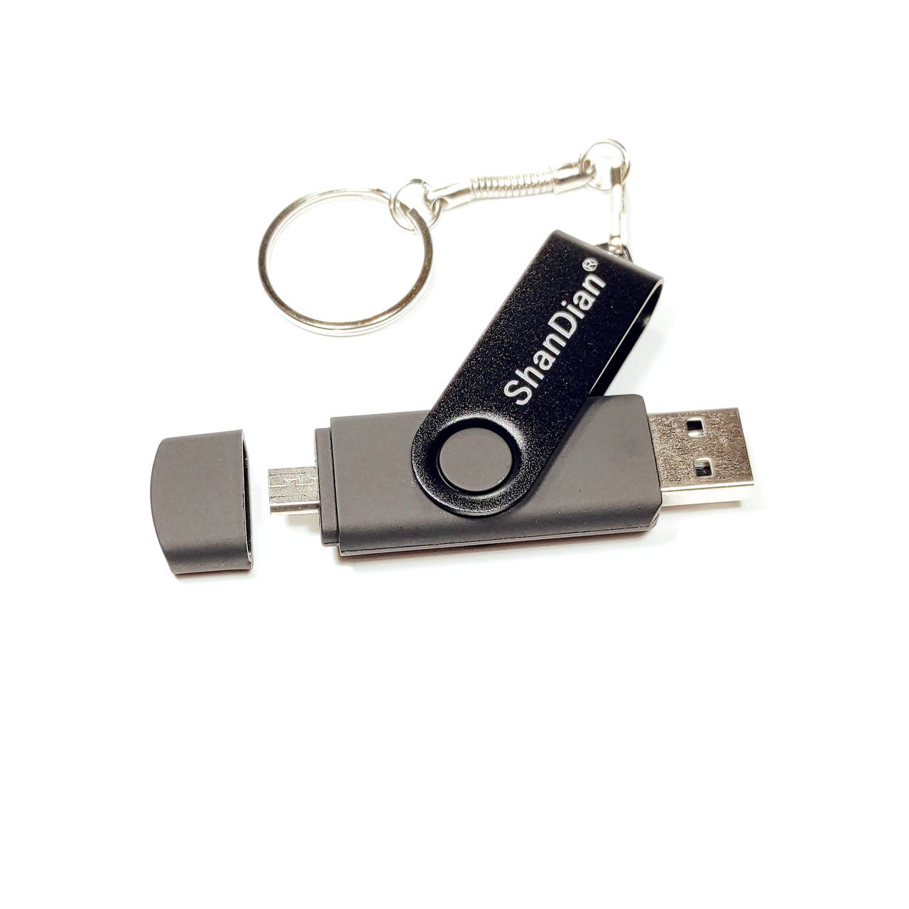 Двухсторонняя флешка USB+micro usb MicroDrive Flash 32GB 3.0 OTG, Black (в Подарок переходник Type-C), Черный
Двухсторонняя флешка USB+micro usb MicroDrive Flash 32GB 3.0 OTG, Black (в Подарок переходник Type-C), Черный