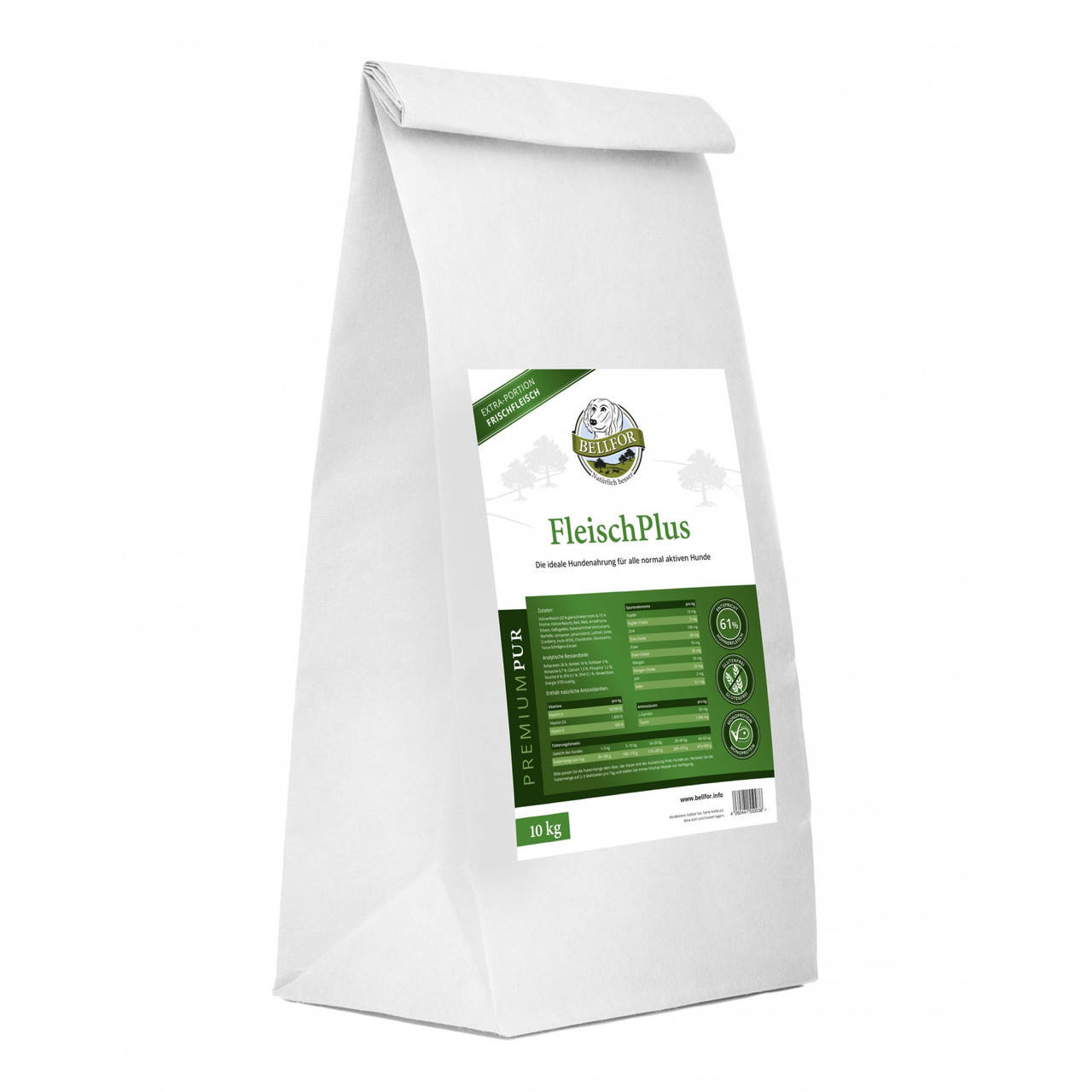 Сухой корм для собак без глютена со свежей курицей Bellfor Premium Pur FleischPlus 10кг
Сухой корм для собак без глютена со свежей курицей Bellfor Premium Pur FleischPlus 10кг
