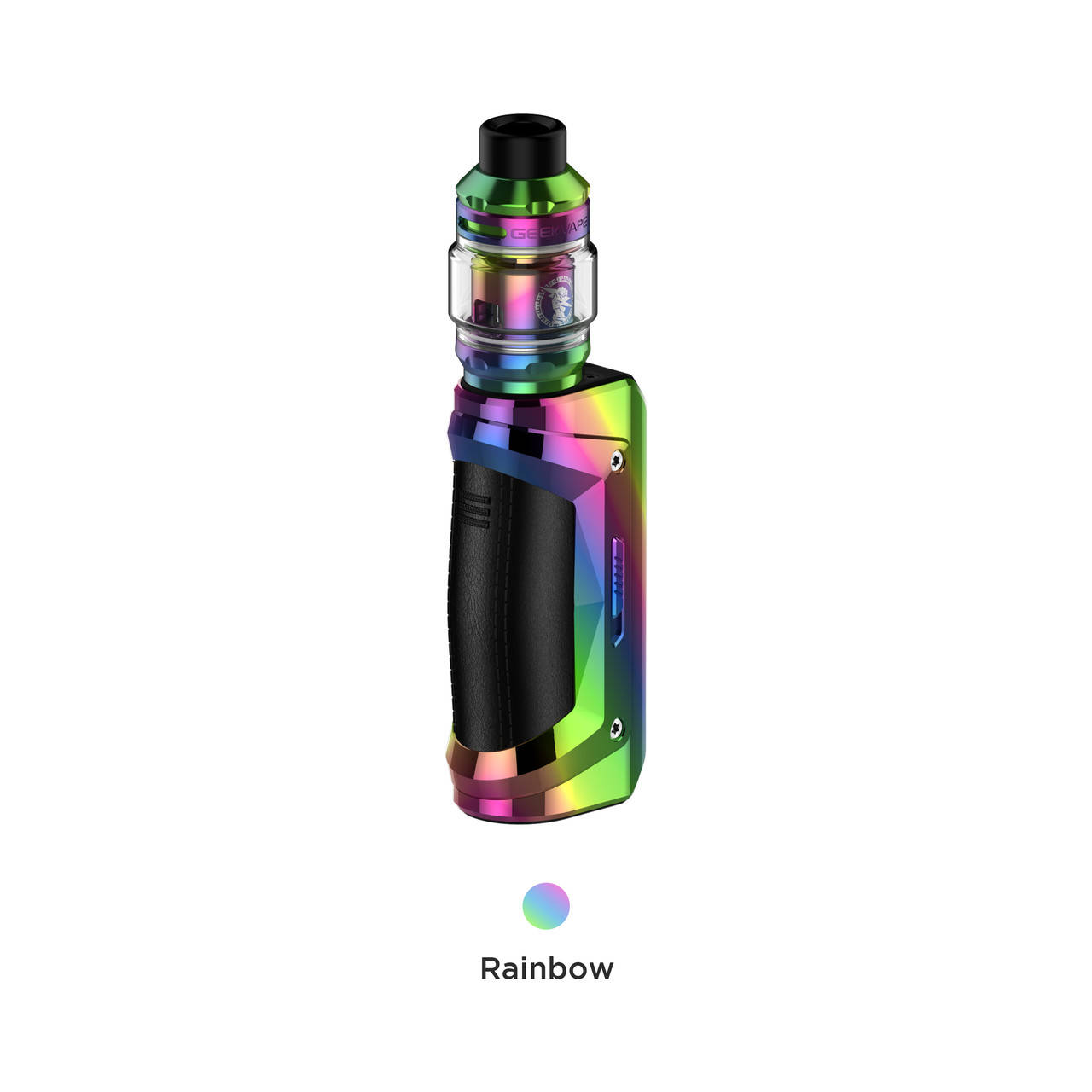 Вейп 5,5мл 100W Geekvape S100 KIT (Aegis Solo 2) Цвет Радуга (Rainbow) | Электронная сигарета Набор, Фиолетовый
Вейп 5,5мл 100W Geekvape S100 KIT (Aegis Solo 2) Цвет Радуга (Rainbow) | Электронная сигарета Набор, Фиолетовый