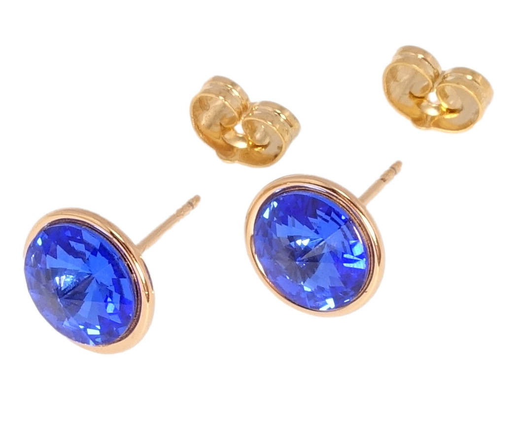 Серьги Xuping Позолота 18K с кр-ми Swarovski гвоздики (пусеты) "Кристалл Capri Blue" ø 10мм
Серьги Xuping Позолота 18K с кр-ми Swarovski гвоздики (пусеты) "Кристалл Capri Blue" ø 10мм