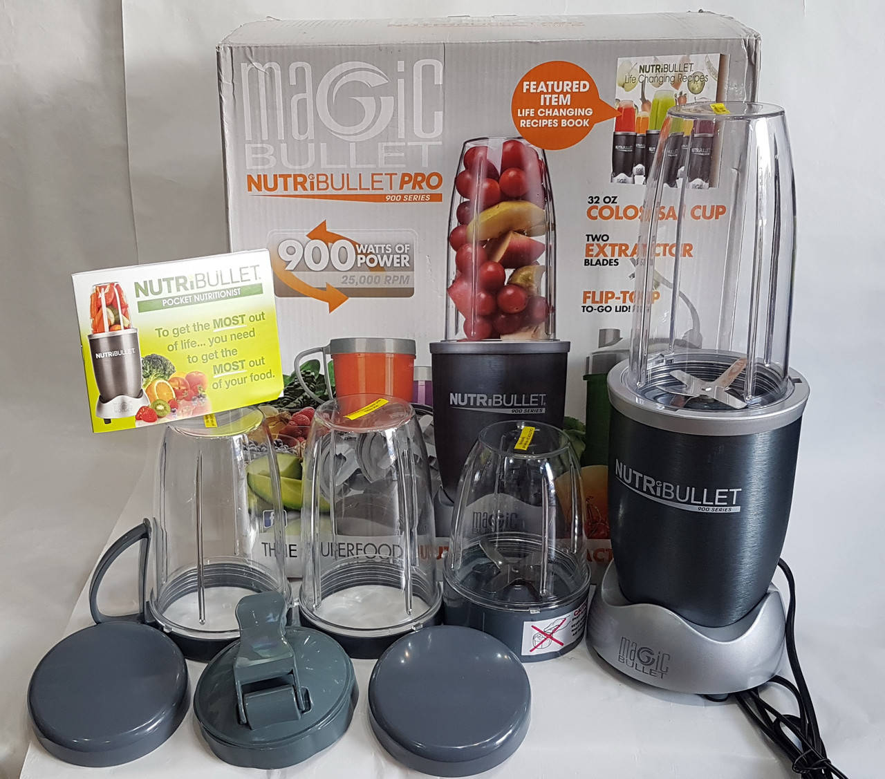 Блендер Нутри Буллет "Nutri Bullet" 900W Соковыжималка, Кухонный Комбайн Пищевой Экстрактор SL 229
Блендер Нутри Буллет "Nutri Bullet" 900W Соковыжималка, Кухонный Комбайн Пищевой Экстрактор SL 229