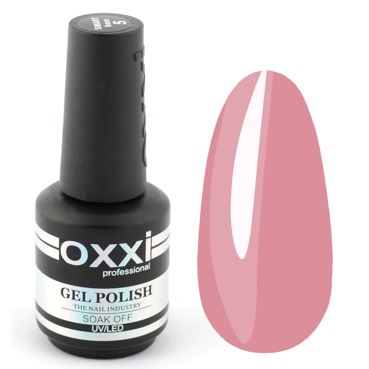 Базовое покрытие OXXI Smart Base №5, 15 мл (розовая) 
Базовое покрытие OXXI Smart Base №5, 15 мл (розовая)