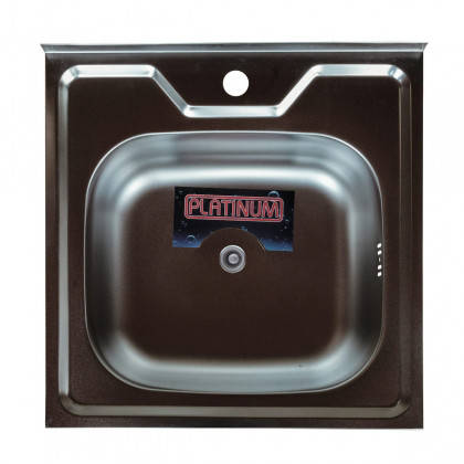Накладная кухонная мойка Platinum 50*50 (cм) в покрытии satin (матовая), с толщиной 0,5 (мм)
Накладная кухонная мойка Platinum 50*50 (cм) в покрытии satin (матовая), с толщиной 0,5 (мм)