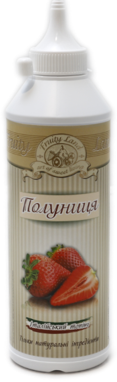 Полуниця топінг Frutiy Land,0,6кг,
Полуниця топінг Frutiy Land,0,6кг,