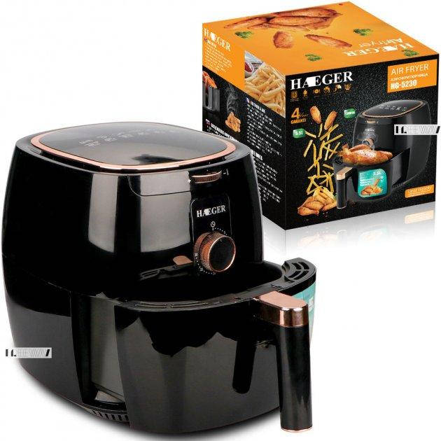 Аэрофритюрница Haeger HG-5230 1300 Вт | Мультипечь | Электрофритюрница без масла | Аэрогриль
Аэрофритюрница Haeger HG-5230 1300 Вт | Мультипечь | Электрофритюрница без масла | Аэрогриль