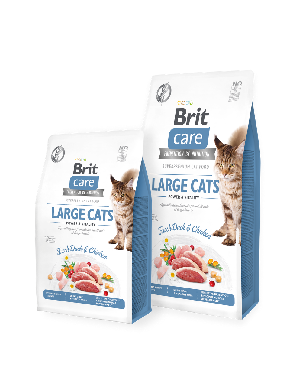 Сухой корм Brit Care Cat GF Large cats Power & Vitality для крупных пород (утка/курица) 7 кг
Сухой корм Brit Care Cat GF Large cats Power & Vitality для крупных пород (утка/курица) 7 кг