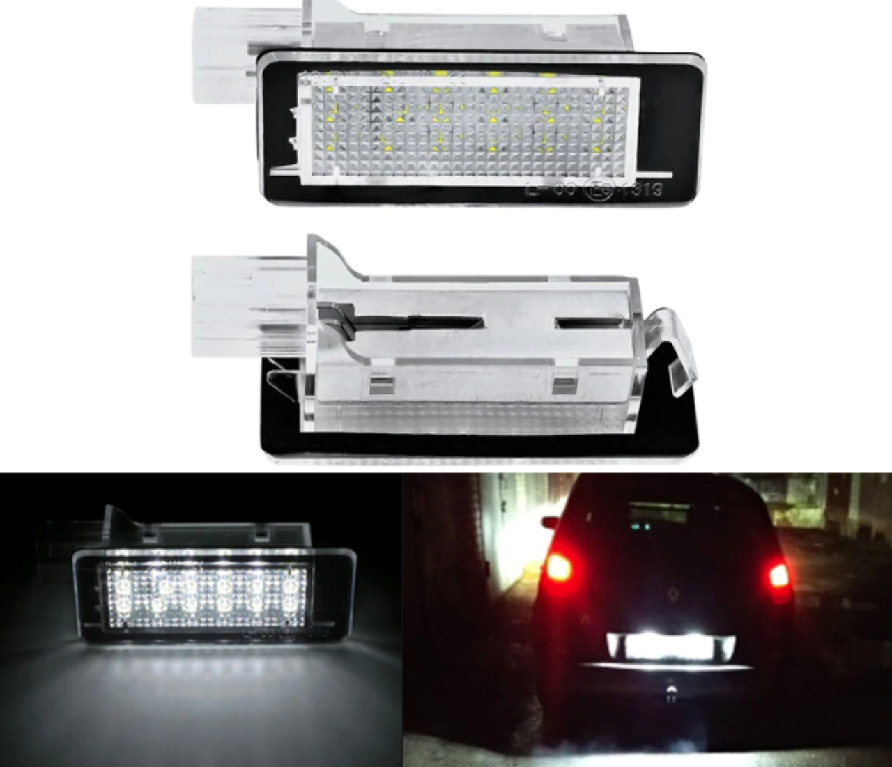 LED подсветка номера для RENAULT (Рено) Espace, Laguna Tourer, Scenic, Latitude, Fluence, Captur, Modus, Zoe
LED подсветка номера для RENAULT (Рено) Espace, Laguna Tourer, Scenic, Latitude, Fluence, Captur, Modus, Zoe