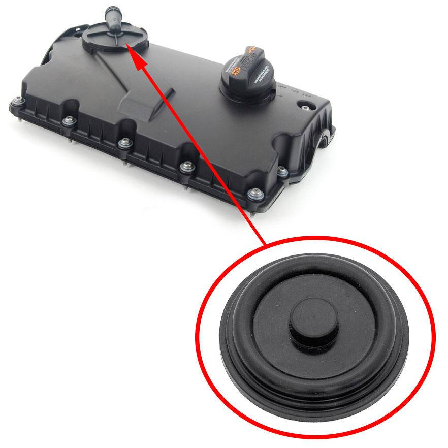 Мембрана ВКГ клапанной крышки VW, Audi, Skoda 1.9 TDI и 2.0 TDI 038103469AE, 038103475N
Мембрана ВКГ клапанной крышки VW, Audi, Skoda 1.9 TDI и 2.0 TDI 038103469AE, 038103475N