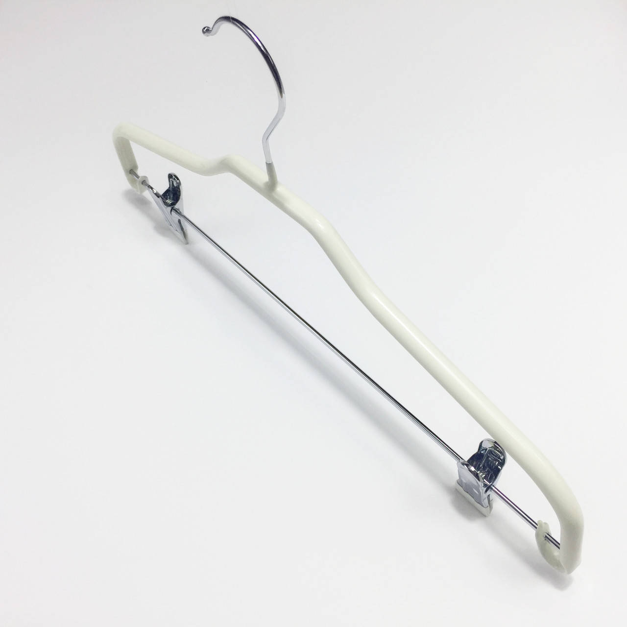 Металлические плечики вешалки тремпеля в силиконовом покрытии костюмный белого цвета, длина 410 мм, Белый
Металлические плечики вешалки тремпеля в силиконовом покрытии костюмный белого цвета, длина 410 мм, Белый