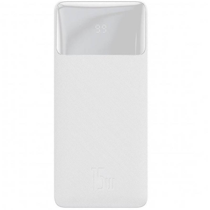 Портативная батарея Baseus Bipow Digital Display Power bank 10000mAh 15W PPDML-I02 White
Портативная батарея Baseus Bipow Digital Display Power bank 10000mAh 15W PPDML-I02 White