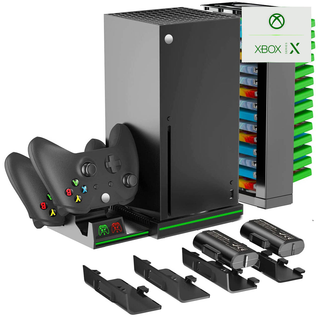 Вертикальная подставка OIVO для приставки-консоли Xbox Series X, зарядная док станция Wireless Controller
Вертикальная подставка OIVO для приставки-консоли Xbox Series X, зарядная док станция Wireless Controller