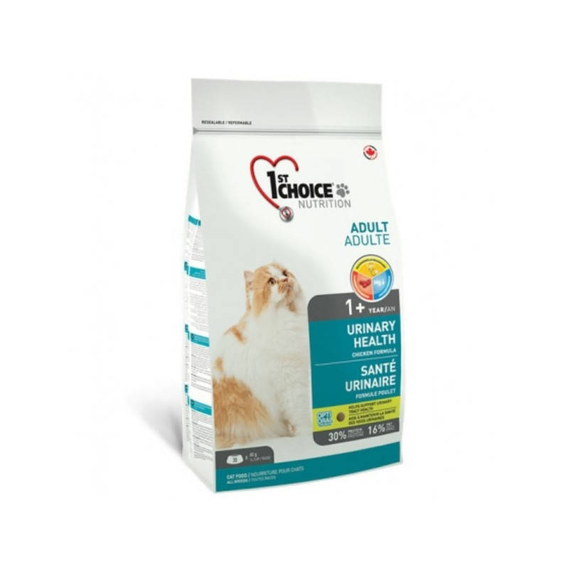 1st Choice (Фест Чойс) Urinary Health Сухой корм с курицей для котов склонных к мочекаменной болезни (5,44 кг)
1st Choice (Фест Чойс) Urinary Health Сухой корм с курицей для котов склонных к мочекаменной болезни (5,44 кг)