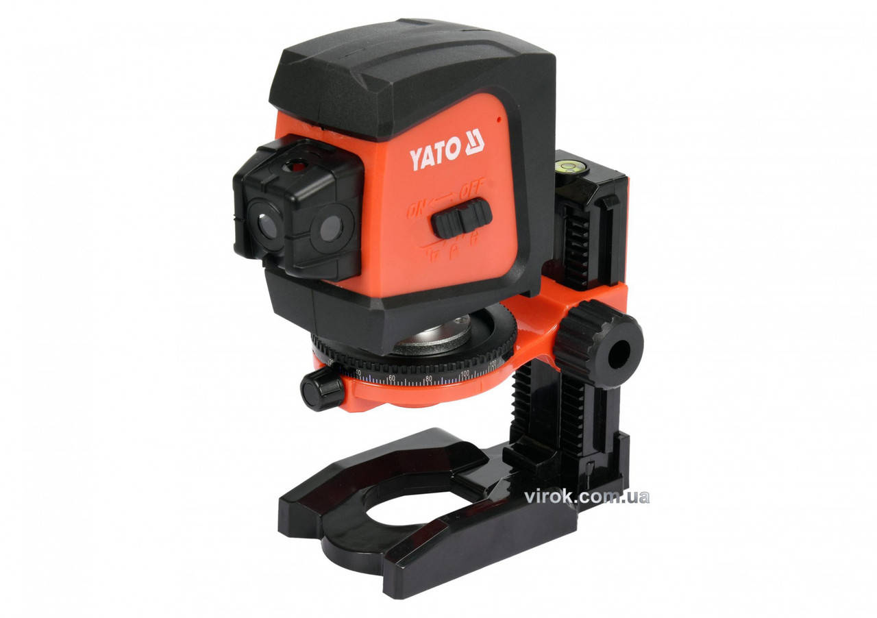 Нивелир лазерный линийно-точечный самовыравнивающийся YATO дальность- 20 м, точность- ±1.5 мм / 5 м YT-30427
Нивелир лазерный линийно-точечный самовыравнивающийся YATO дальность- 20 м, точность- ±1.5 мм / 5 м YT-30427