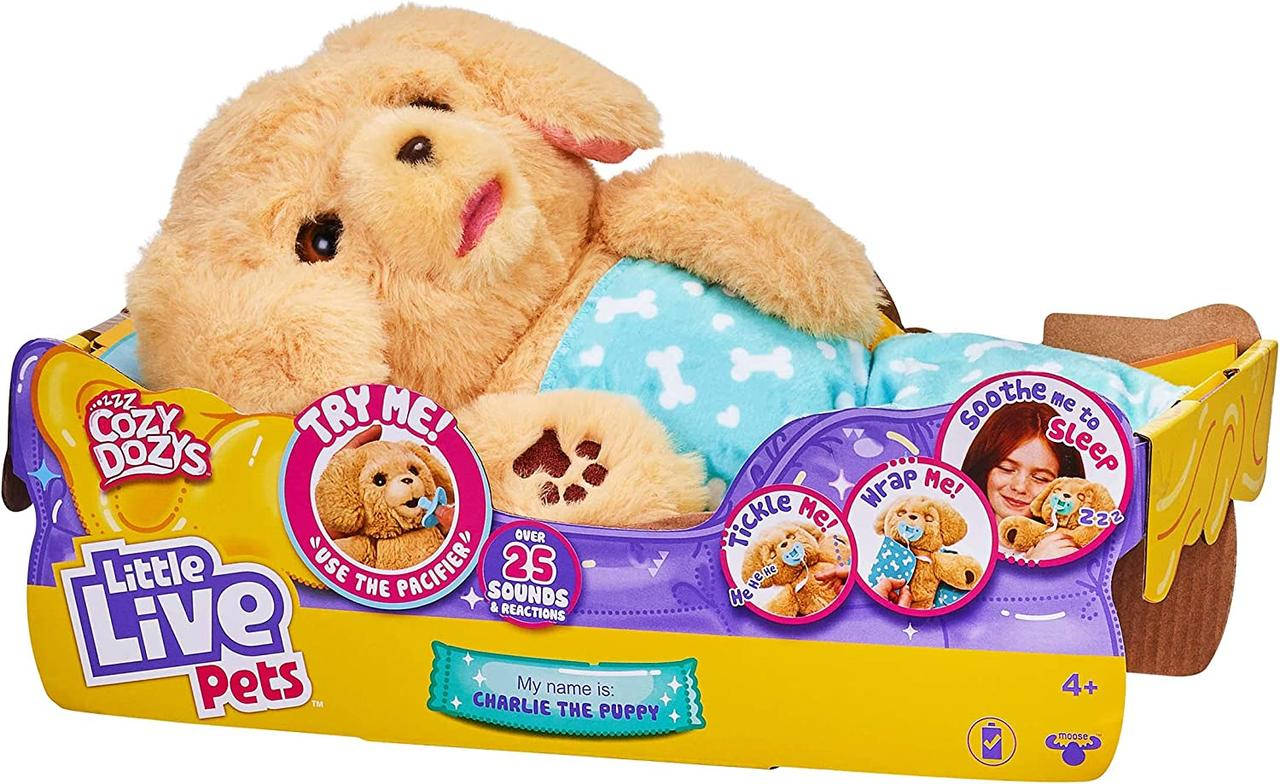 Интерактивный Щенок обнимашка Чарли Little Live Pets Cozy Dozys Charlie The Puppy
Интерактивный Щенок обнимашка Чарли Little Live Pets Cozy Dozys Charlie The Puppy