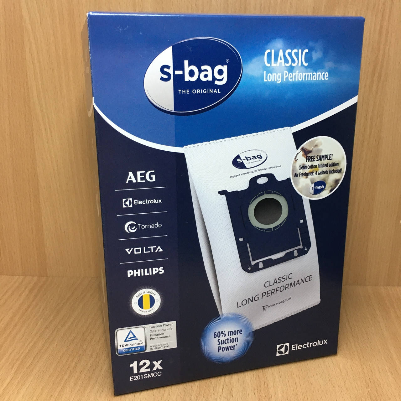 Набор оригинальных мешков E201SMCC (9001690834) S-bag 12шт+4 ароматизатора для пылесоса Philips Electrolux
Набор оригинальных мешков E201SMCC (9001690834) S-bag 12шт+4 ароматизатора для пылесоса Philips Electrolux
