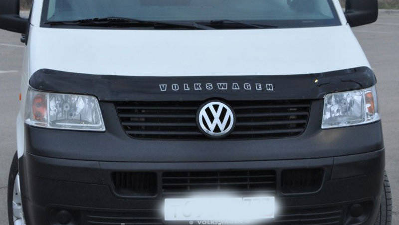 Дефлектор капота, мухобойка VW T5 2003-> VIP 
Дефлектор капота, мухобойка VW T5 2003-> VIP
