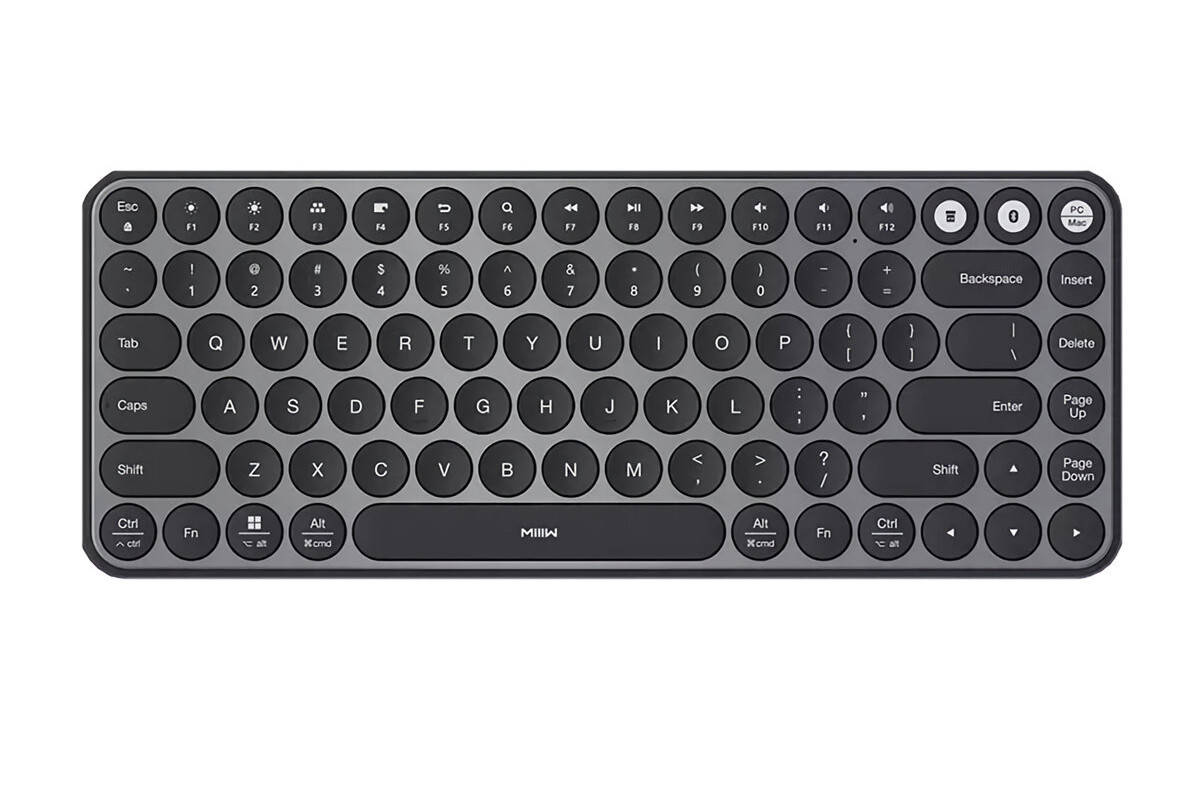 Клавиатура беспроводная Xiaomi MiiiW AIR85 Bluetooth Dual Mode (MWXKT01) MAC/iPad/PC (RU) Black, Черный
Клавиатура беспроводная Xiaomi MiiiW AIR85 Bluetooth Dual Mode (MWXKT01) MAC/iPad/PC (RU) Black, Черный