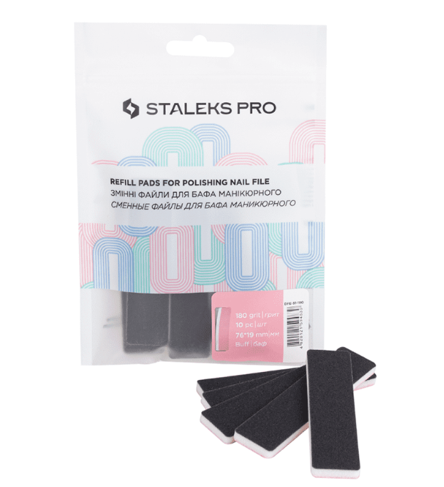 Сменные файлы Staleks 180 грит Expert 51 для короткой пилки (шлифовщик на пенной основе) 10 шт
Сменные файлы Staleks 180 грит Expert 51 для короткой пилки (шлифовщик на пенной основе) 10 шт