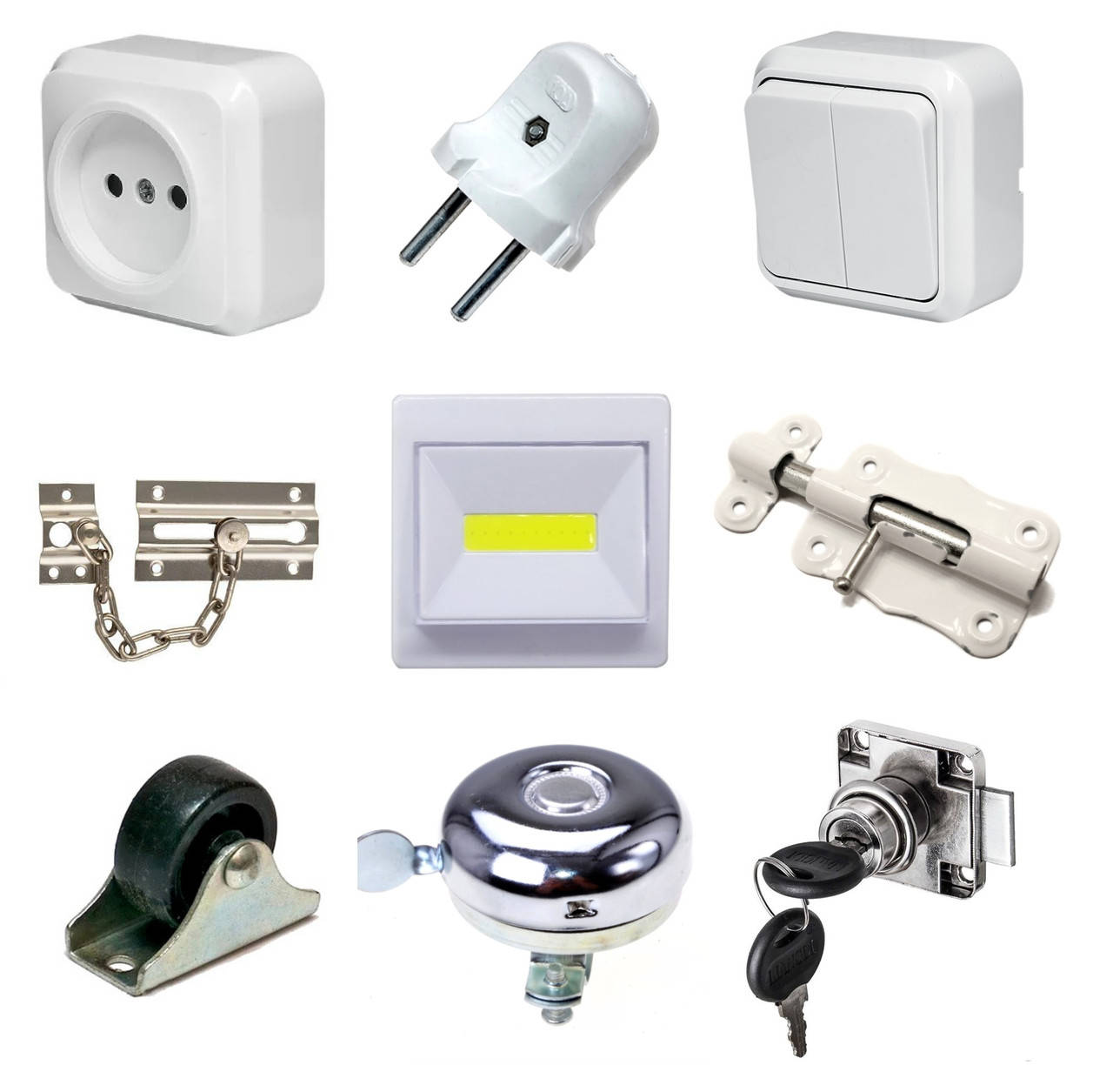 Набор Заготовок для Бизиборда "Основные Детали из Металла и Пластика" 9в1 + Все Крепления розетка вилка выключ
Набор Заготовок для Бизиборда "Основные Детали из Металла и Пластика" 9в1 + Все Крепления розетка вилка выключ