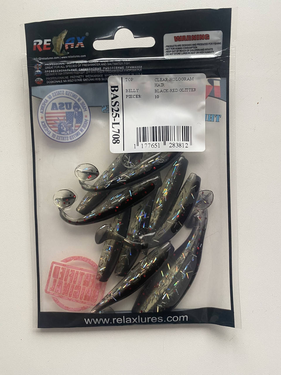 Ripper Relax Bass 2.5" L708 (10шт.)