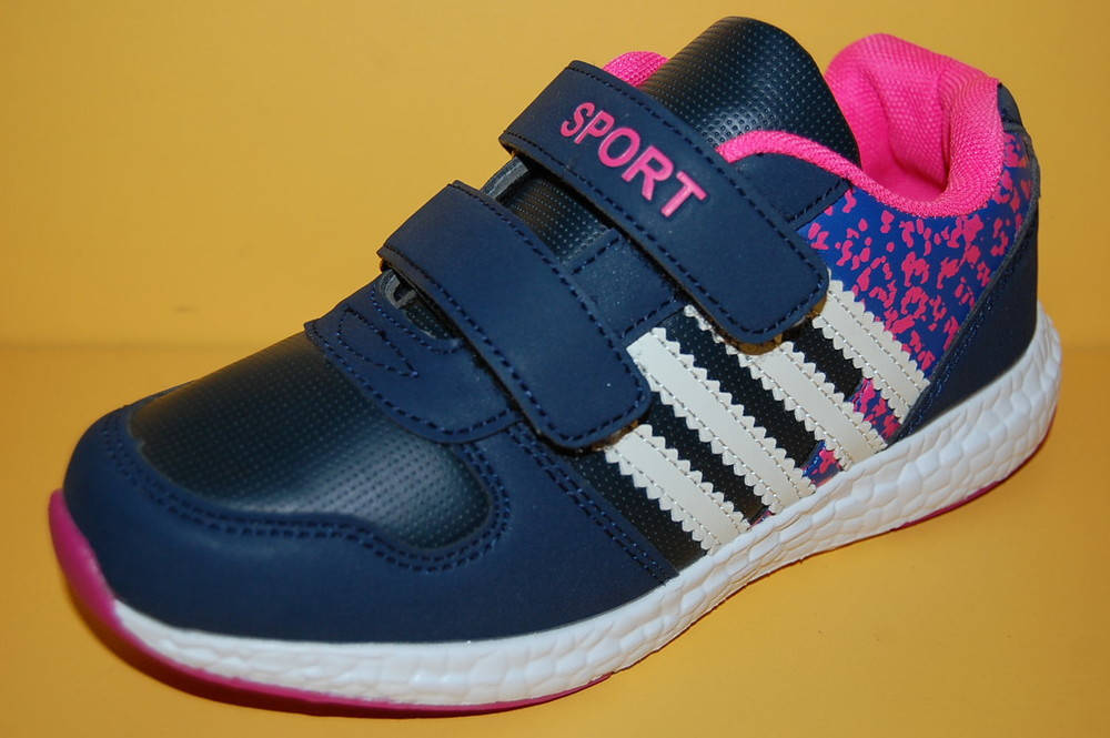 Детские Кроссовки повседневные Солнце Китай 608-3 Для девочек Синий размеры 32_37 
Детские Кроссовки повседневные Солнце Китай 608-3 Для девочек Синий размеры 32_37