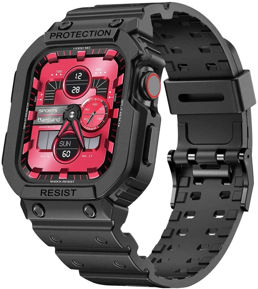Чехол с ремешком amBand Rugged для Apple Watch 45/44/42 mm Series 7/SE/6/5/4/3/2/1 в черном цвете.
Чехол с ремешком amBand Rugged для Apple Watch 45/44/42 mm Series 7/SE/6/5/4/3/2/1 в черном цвете.
