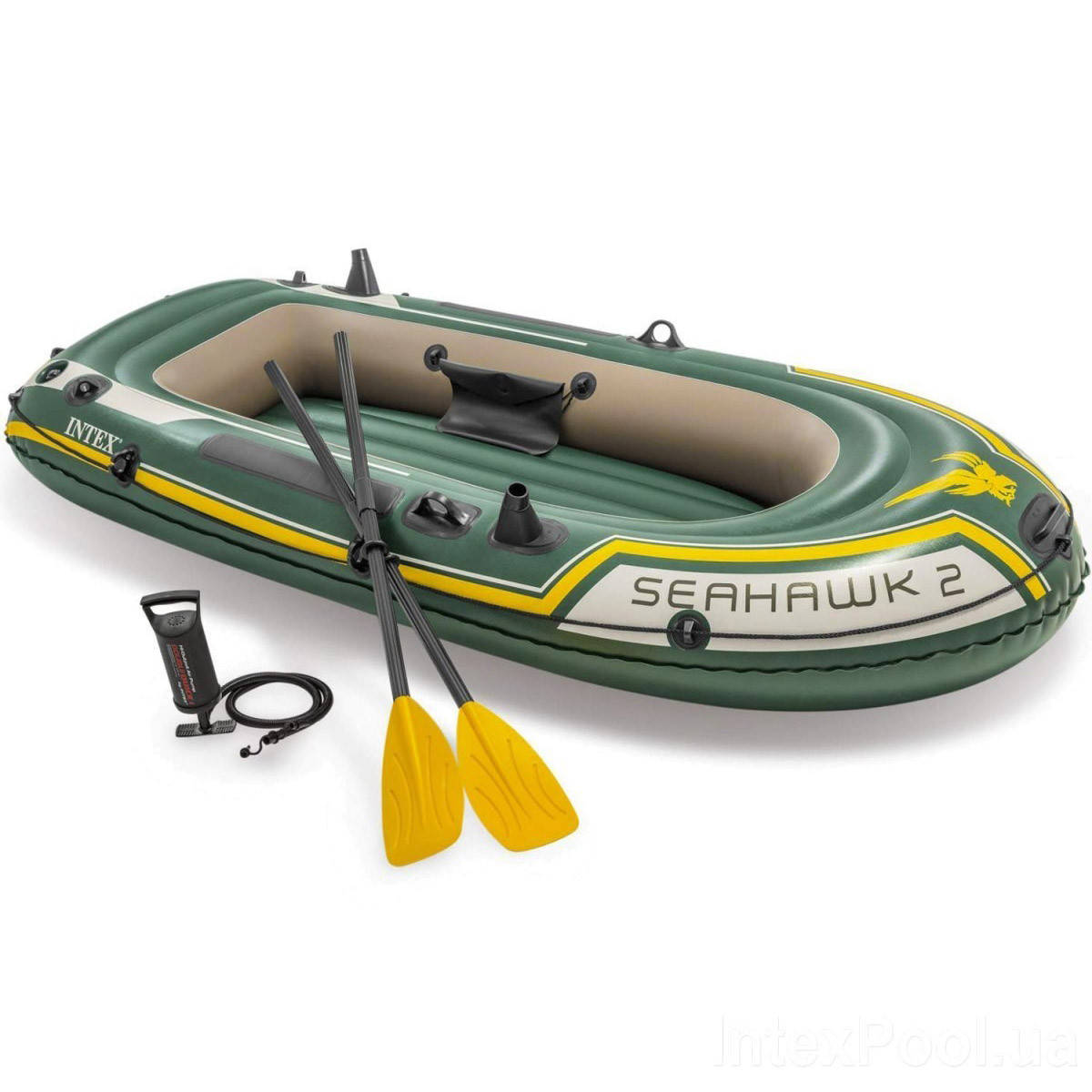 Лодка надувная двухместная гребная Intex 68347 Seahawk 2 Set 236х114 см весла, ручной насос
Лодка надувная двухместная гребная Intex 68347 Seahawk 2 Set 236х114 см весла, ручной насос